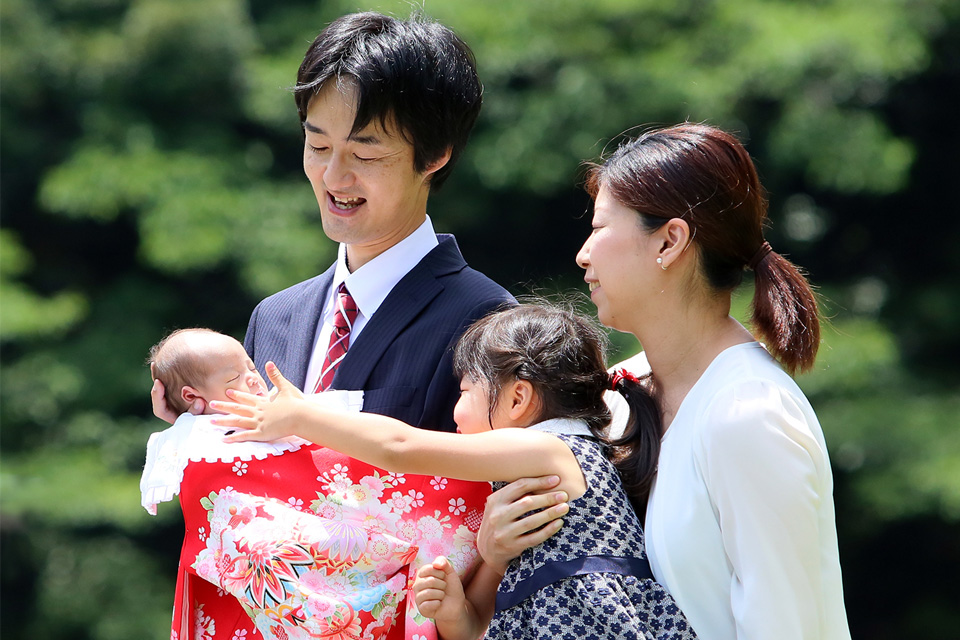 お宮参り 衣装レンタル 写楽館 ふぁんふぁん